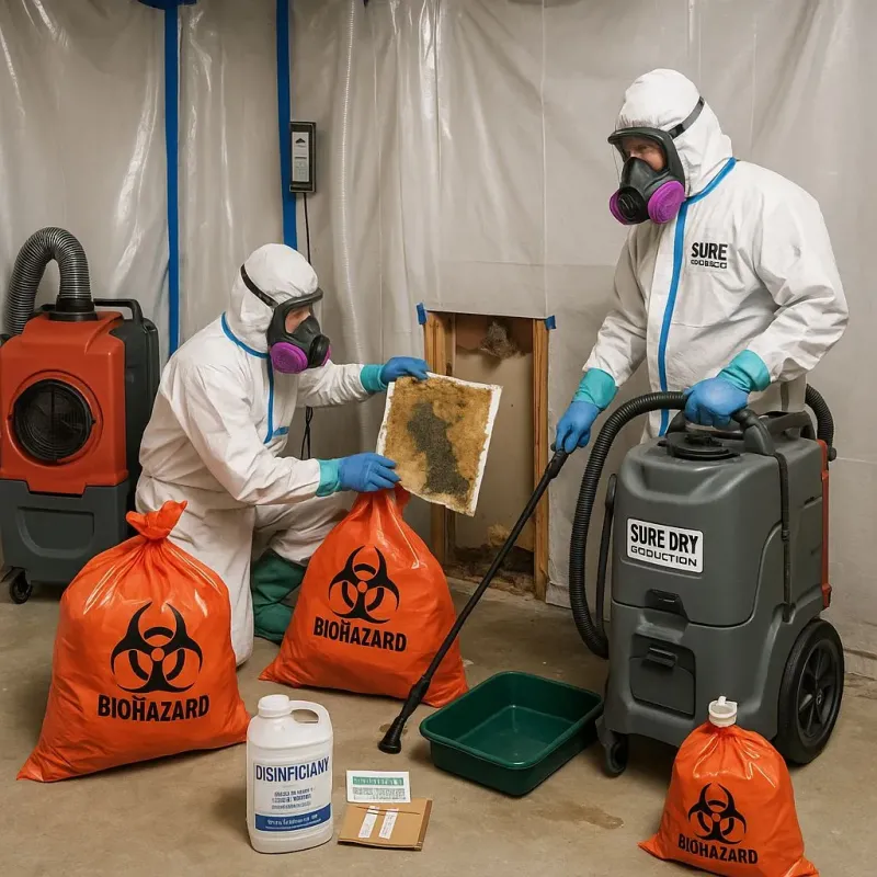 Contaminated Water Handling Protocols process in Obetz, OH